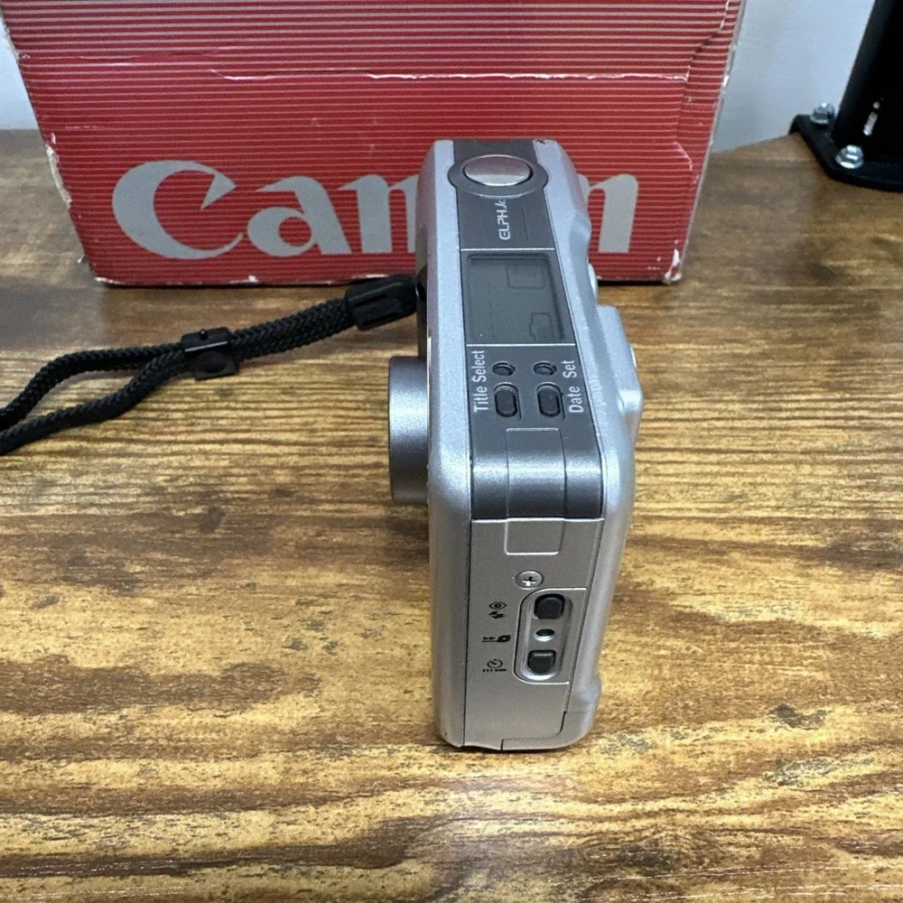 Canon Elph Jr APS Film‎ Camera Strap Box TESTED WORKING
